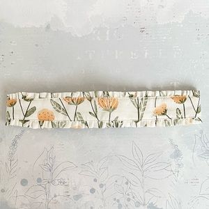 Girls Handmade Cotton Floral Headband Beige/Yellow/Green NEW OS